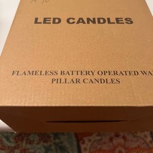 NEW NEVER USED LED CANDLES